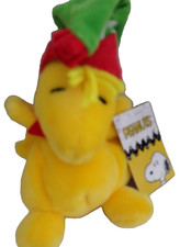 Aurora Festive Peanuts Elf Woodstock Stuffed Animal New