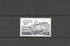 T2458 Île De Glace 1987 Timbre Bateau Marchand "Svanur" 1v. MNH
