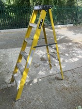 wickes professional heavy duty 6 tread fiberglass step ladder