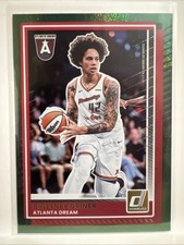 2025 Donruss WNBA Brittney Griner Green Glitter #62 Atlanta Dream