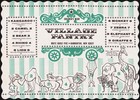Vintage placemat VILLAGE PANTRY Childrens Menu animals pic Hammonton New Jersey — photo 1