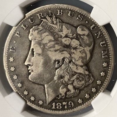NGC F 12 1879-CC Morgan Silver Dollar TOP 100 VAM 3 (Capped die)