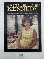 Jacqueline Kennedy First Lady Souvenir Special Magazine Her Fashions Home Words