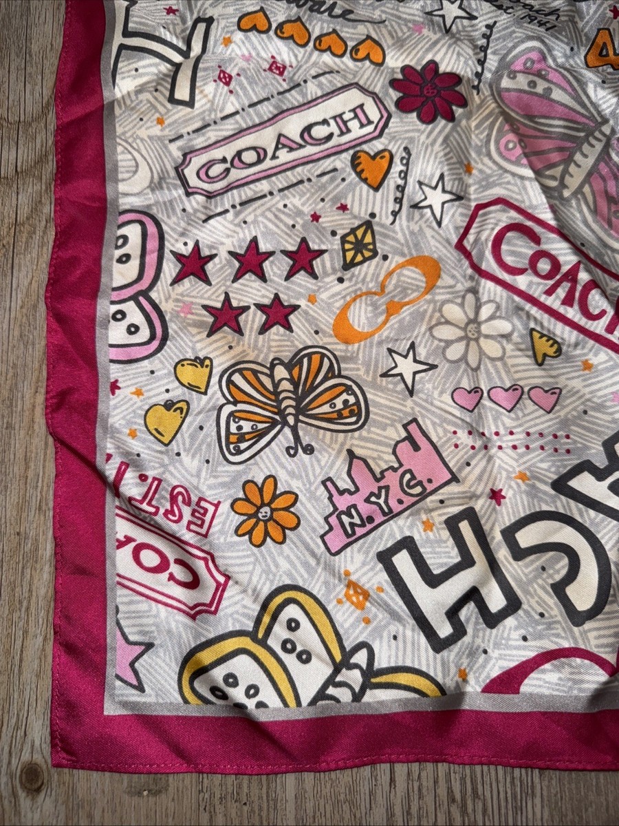 COACH マフラー　ピンク Amazon | [コーチ] マフラー ストール レディース 星 スター