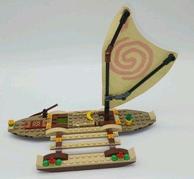 Lego Disney 41150 Moana's Ocean Voyage Boat Sailboat WITH BANANA 🍌 READ