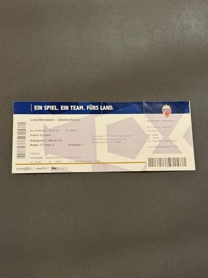 2021 Liechtenstein vs Deutschland - Florian Wirtz Germany Debut Full Ticket