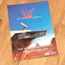 AIR 10,000HZ LEGEND original 2001 magazine promo advert artwork electronic