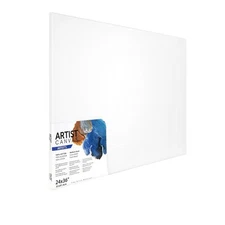 Artist Stretched Canvas, 24"X36", 1 Pack, 100% Cotton Acid Free, White