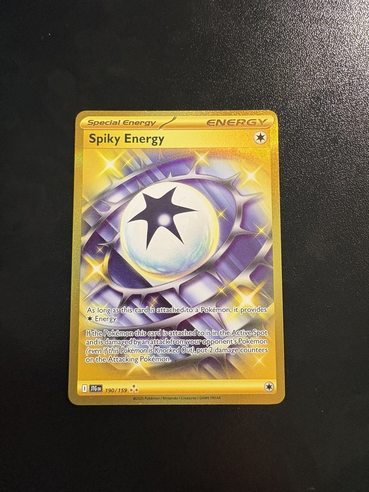 Pokemon TCG Spike Energy 190/159 Journey Together Hyper Rare NM