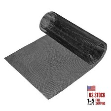 Car Grill Mesh, 40x13 Inch 6x3mm Rhombic Hole Car Pickup Truck 3x6mm Black