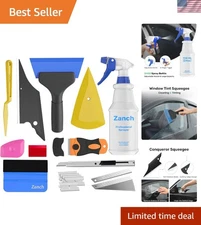 30-Piece Window Tint Kit with Spray Bottle & Squeegees for Easy Installation