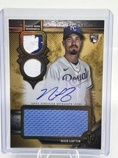 2024 Topps Triple Threads #RAR-NL Nick Loftin Rookie Autographed Relics /35