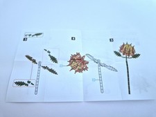Miniature Flower Building Bricks Artificial Flowers