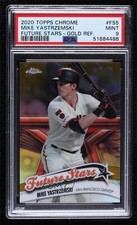 2020 Chrome Future Stars Gold Refractor 36/50 Mike Yastrzemski PSA 9 MINT 0ed0