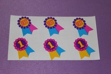 Mrs. Grossman's RARE Large Sheet of Vintage 1991 Best Ribbon Stickers 