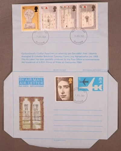 MayfairStamps Great Britain FDC 1969 Glasgow Prince of Wales Uprated First Day A