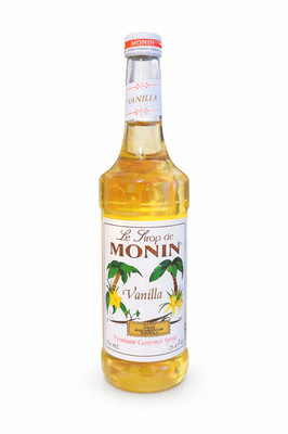 Monin Vanilla Syrup 750ml Gourmet Coffee Flavoring Drink