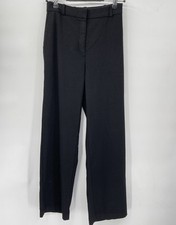 Babaton Agency Pant Womens 4 Black Straight Leg High Rise Business Minimalist