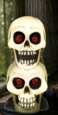 12" Stacked Skulls Blow Mold Lit Halloween Decor Hyde  Eek Target In/Outdoor