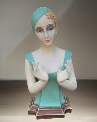 Vintage Mannequin Pelletier's Dept Store Art Deco Female