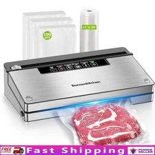 Vacuum Sealer Machine 5 in 1 Food Saver W/ Built-In Cutter & Starter Kit New
