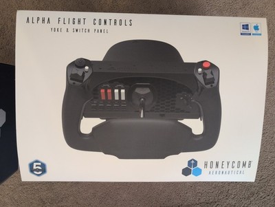 Honeycomb Alpha Flight Controls Yoke Bravo Throttle Quadrant Bundle Flight Sim