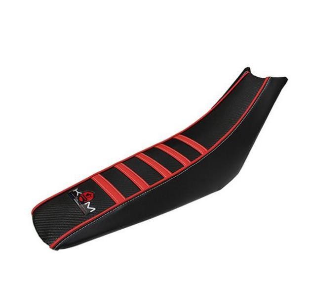 Housse de selle KRM rouge pour réparer la selle abîmée de Beta 2005-2010