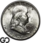 1949-D Franklin Half Dollar, Full Bell Lines, Lustrous Choice BU++ FBL