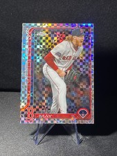 2025 Topps Chrome Update Series - Dustin May X-Fractor USC80 Red Sox MLB