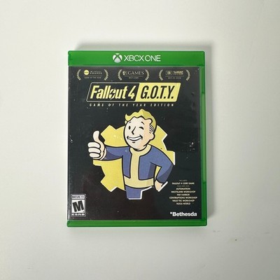 Fallout 4 Game of the Year GOTY Xbox One Bethesda 2017 Map Case Tested Working