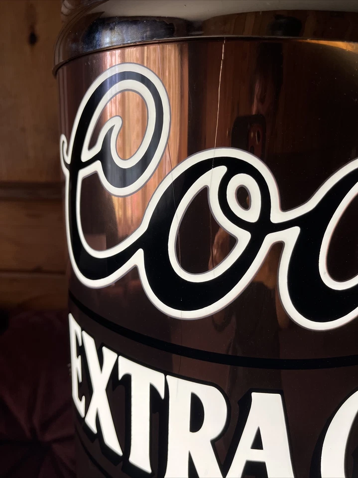 Винтаж 1992 Coors Extra Gold Draft Lights Up Висячая Банка Подпись.PUp Только Hillsboro NJ - Изображение 3 из 4