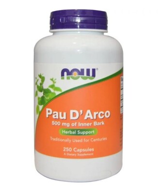 NOW FOODS PAU D' ARCO 500 MG 250 KAPSELN