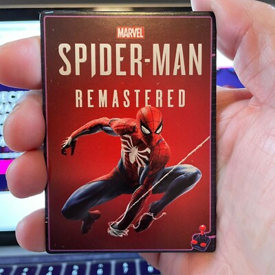 Marvel's Spider-Man Remastered - Video Game Cover Trading Card (new)