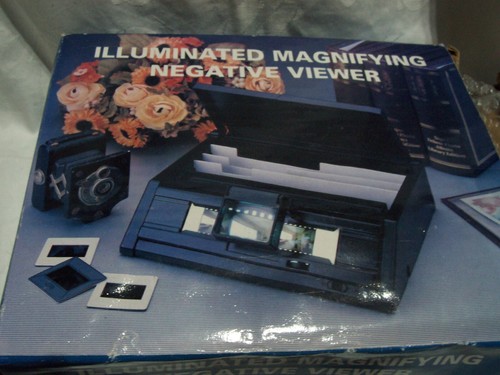 Jobar's Illuminated Magnifying Negative Viewer Battery Operated.