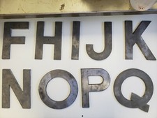 Letter and Number 6 inch Cast Aluminum Straight Thick Font price per letter 