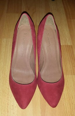 Leder Pumps rot 3Suisses Gr. 37 nachhaltig