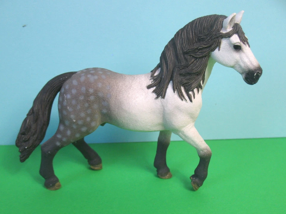 SCHLEICH 2016 - Cheval Andalusian Stallion Arrière moucheté - Photo 1/1