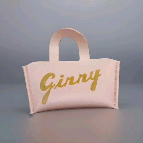 Vintage Vogue Dolls Ginny Purse Handbag Pink Gold