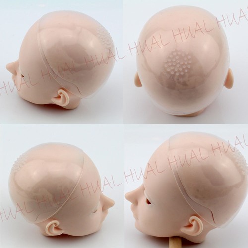 Peluca rizada larga y rizada larga" de muñeca BJD 8-9" 1/3 SD DZ DOD LUTS con gorra AL - Imagen 7 de 10