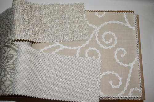 FABRIC SAMPLE BOOK Beige ECRU Taupe BIRCH Ivory 45pcs LOT Weave Print Embroidery - Picture 8 of 17