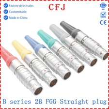 Push-pull self-locking connector FGG plug 2B 2-26PIN power signal straight plug