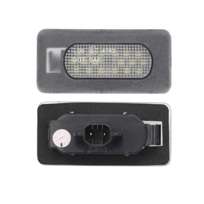 2x LED 6000K White License Plate Light Lamp For Toyota Corolla