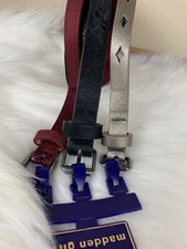 Steve Madden Madden girl 3 In 1 skinny belts size medium Nwt