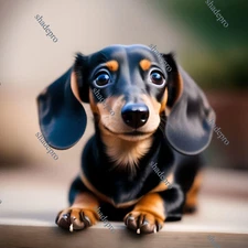 Digital Image Picture Photo Wallpaper Background Desktop Ai Art Dachshund  Feed