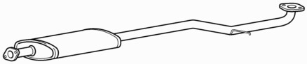 Quality Centre Exhaust Middle Silencer for Kia Rio G4EE 1.4 Litre (2005-2011) - Bild 1 von 7