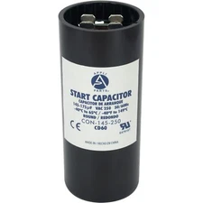 Appli Parts Motor Start Capacitor 145-175 Mfd microfarads uF 250 VAC Universa...