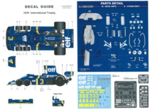STUDIO 27 1/20 P34 1976 Trofeo Internazionale Trans Kit T azienda P34 compati... - Immagine 3 di 4