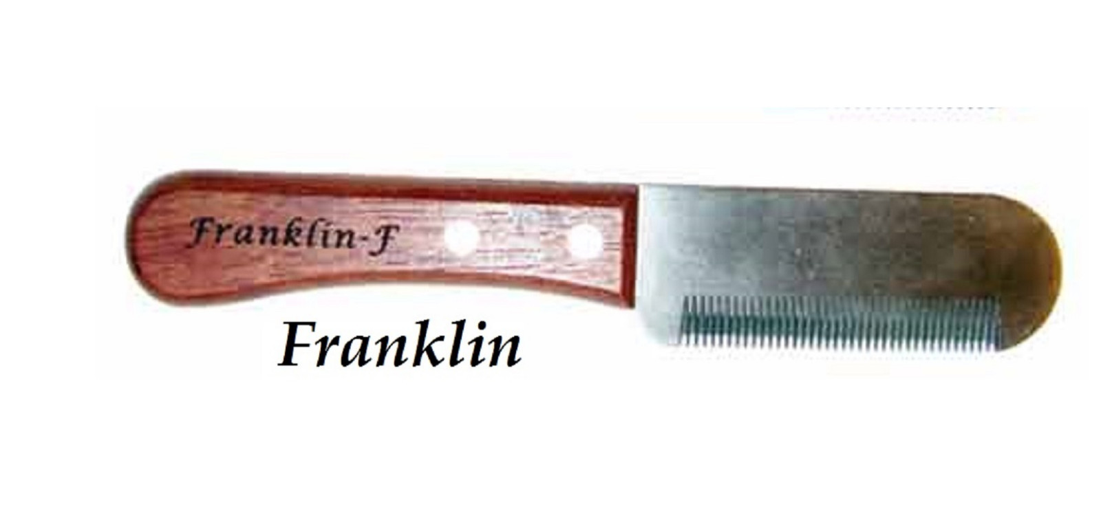 FRANKLIN CLASSIC DOG STRIPPING KNIFE Hair Coat Stripper Carding