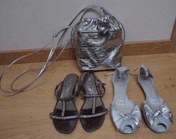Lote bolso y Sandalias mujer nº 37. Ds Cool, Hispanitas. COMBINO ENVÍOS