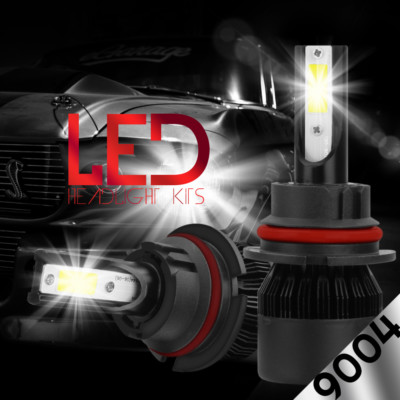 XENTEC LED Headlight Conversion kit 9004 HB1 6000K for 1987-1996 Toyota Tercel